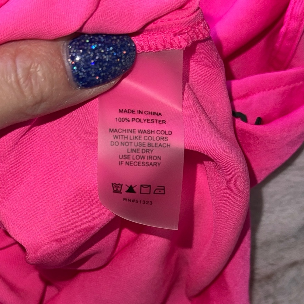 NWOT Vince Camuto Pink Sleeveless Women's Top size XL - Picture 8 of 8